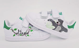 custom sneaker - Customisation sneakers - Sneakers personnalisés - Balou - Le livre de la Jungle
