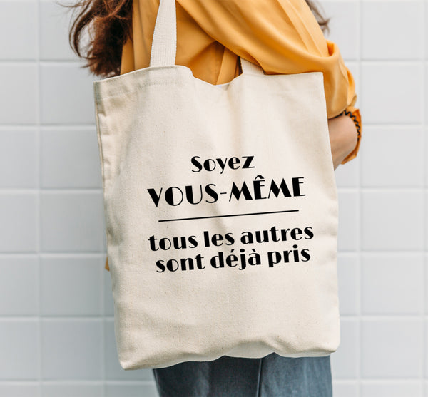 Sac shopping (Tote bag) - Soyez vous-même