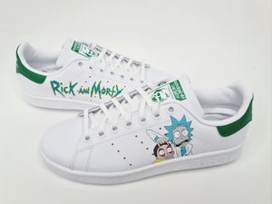 custom sneaker - Customisation sneakers - Sneakers personnalisés - Rick and Morty