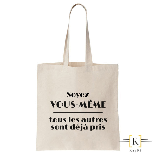 Sac shopping (Tote bag) - Soyez vous-même