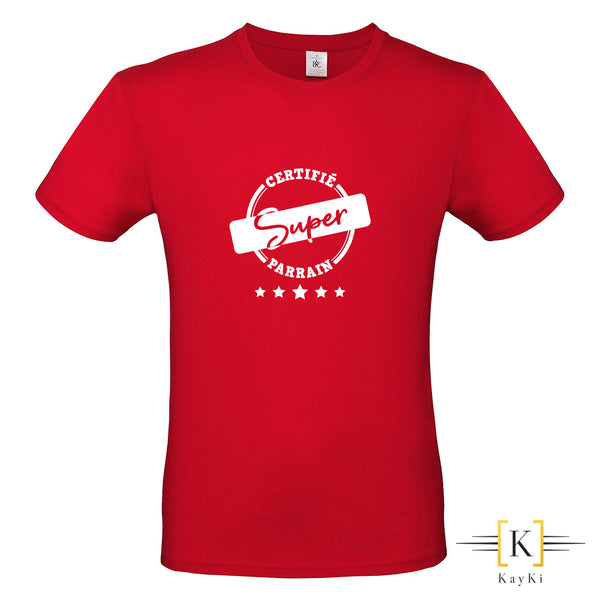 T-Shirt - Certifié super parrain