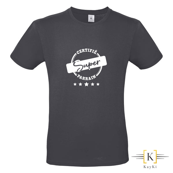 T-Shirt - Certifié super parrain