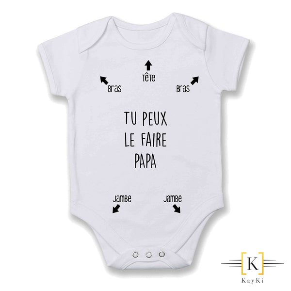 Body bébé - Tu peux le faire papa !