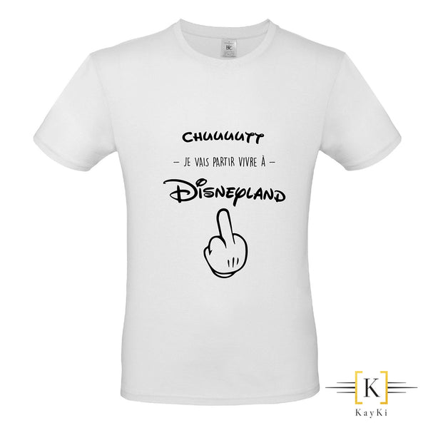 T-Shirt fun homme - Partir vivre à Disneyland