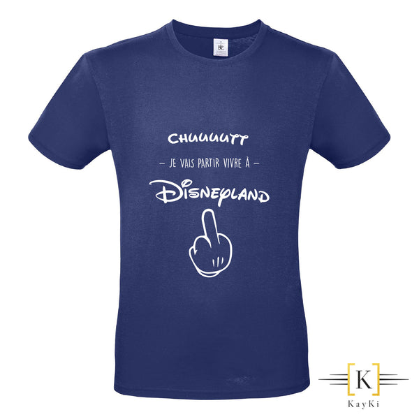 T-Shirt fun homme - Partir vivre à Disneyland