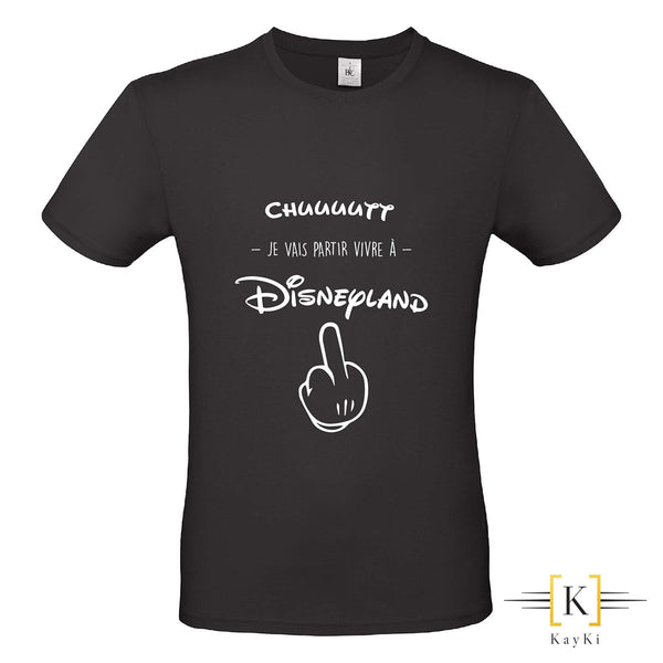 T-Shirt fun homme - Partir vivre à Disneyland