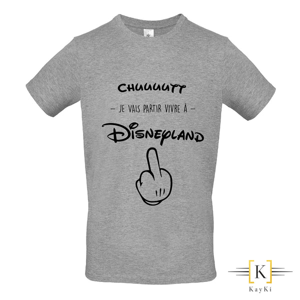 T-Shirt fun homme - Partir vivre à Disneyland