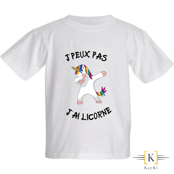 T-Shirt enfant - J'ai licorne !