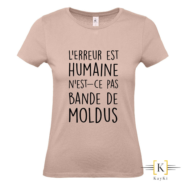 T-Shirt femme - L'erreur est humaine les moldus