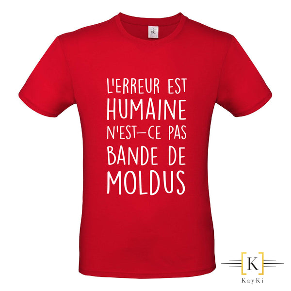 T-Shirt homme - L'erreur est humaine les moldus