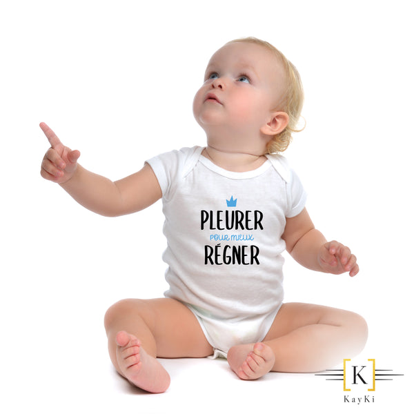 Body bébé - Pleurer pour mieux régner/Blue