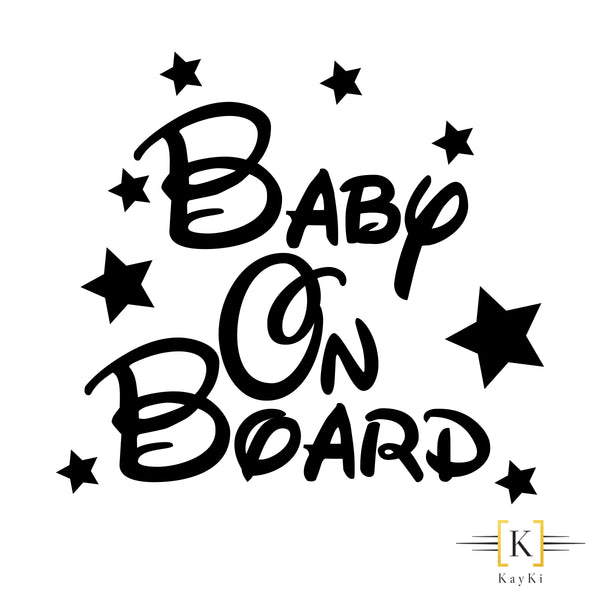 Stickers voiture - Baby on board