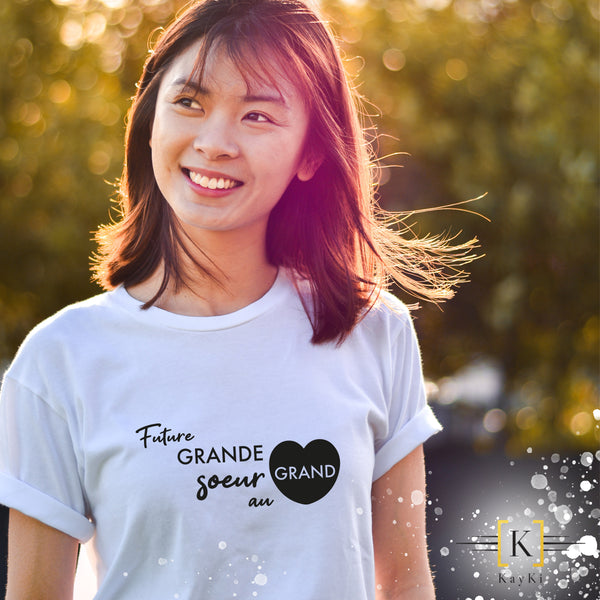 T-Shirt femme - Soeur au grand coeur