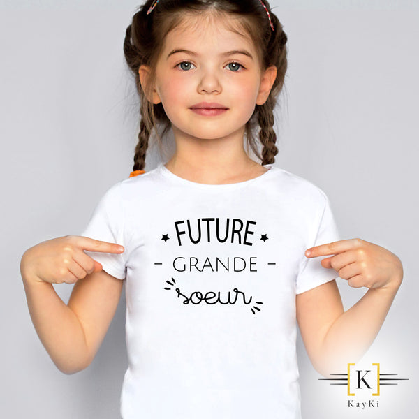 T-Shirt enfant (fille) - Future grande soeur