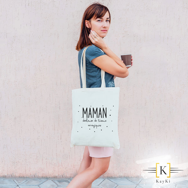 Sac shopping (Tote bag) - Maman dealeuse de bisous magique