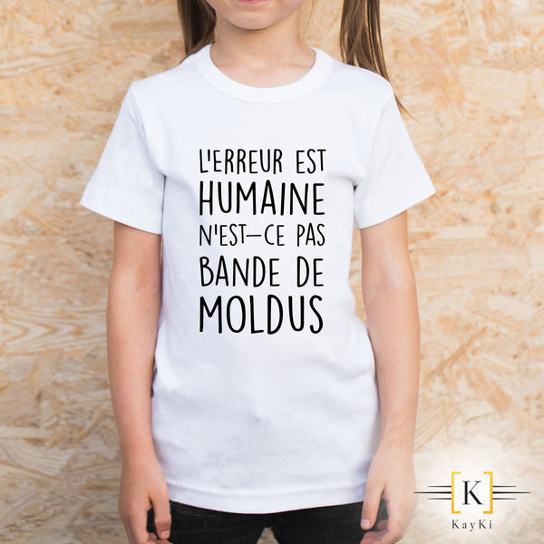 T-Shirt enfant - L'erreur est humaine les moldus