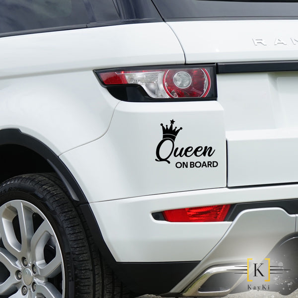 Stickers voiture - Queen on board