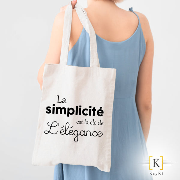 Sac shopping (Tote bag) - La simplicité