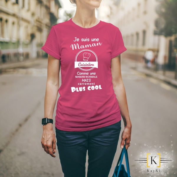 T-Shirt maman - Maman cuisinière