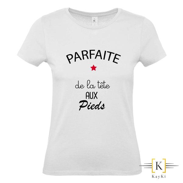 T-Shirt Fille - Parfaite de la tête aux pieds