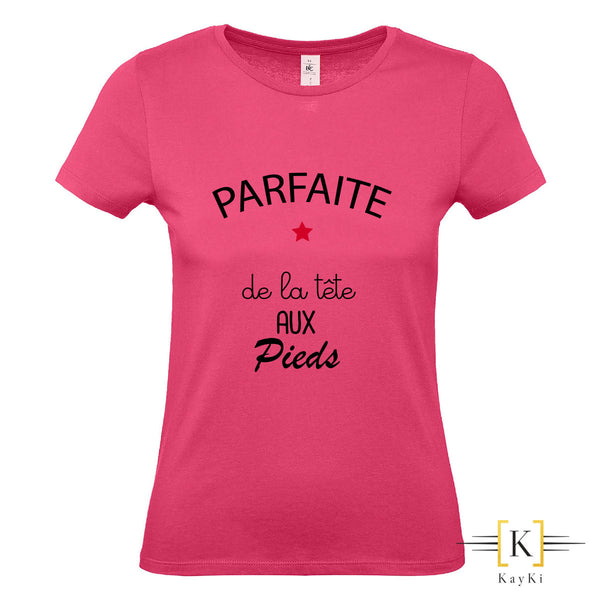 T-Shirt Fille - Parfaite de la tête aux pieds