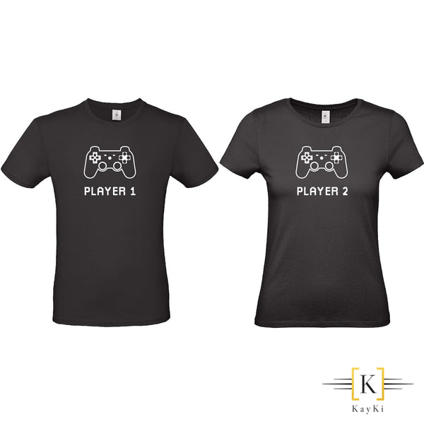 T-Shirt Couples - Player 1 et 2