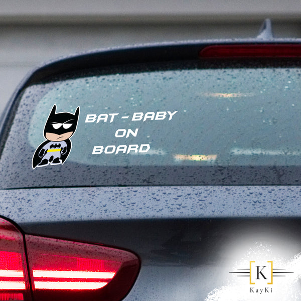 Stickers voiture - BAT-BABY ON BOARD