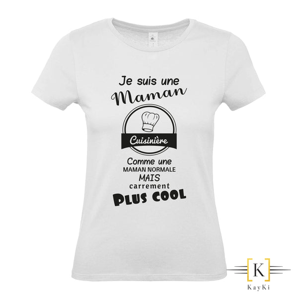 T-Shirt maman - Maman cuisinière