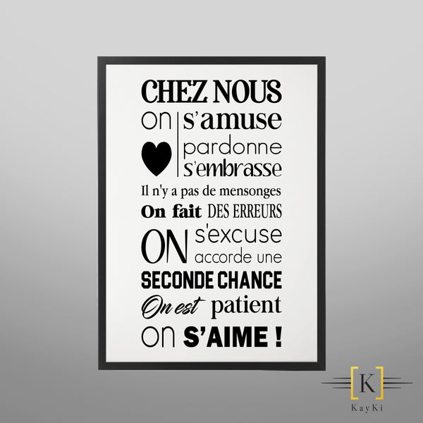 Cadre - Chez nous