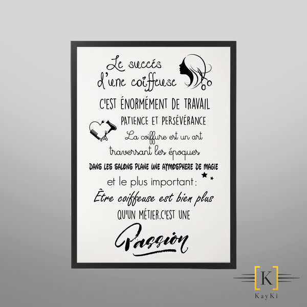 Cadre - Coiffeuse