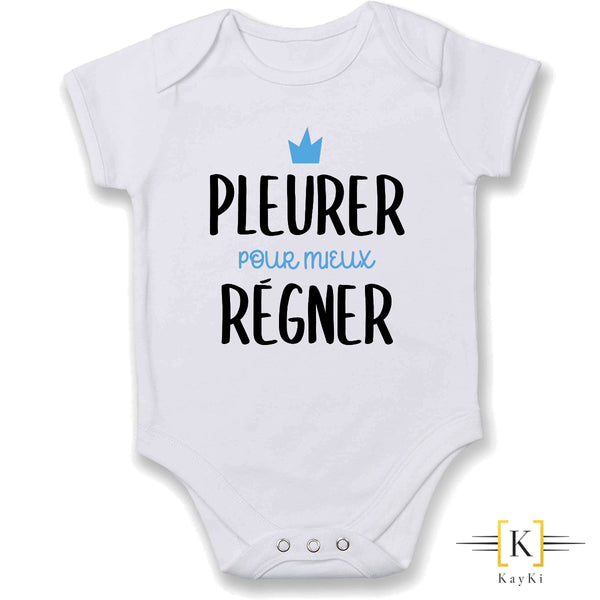 Body bébé - Pleurer pour mieux régner/Blue