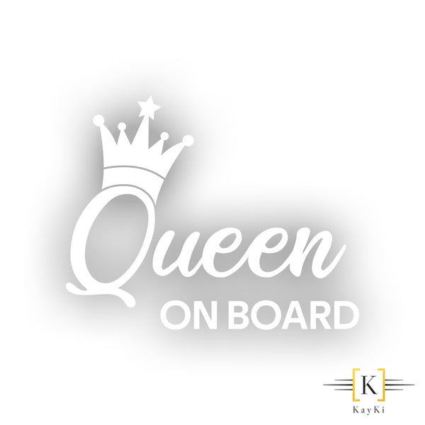 Stickers voiture - Queen on board
