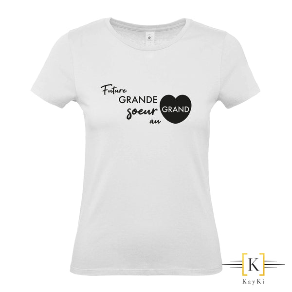 T-Shirt femme - Soeur au grand coeur