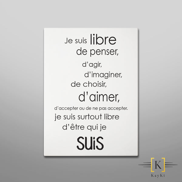 Cadre - Je suis libre