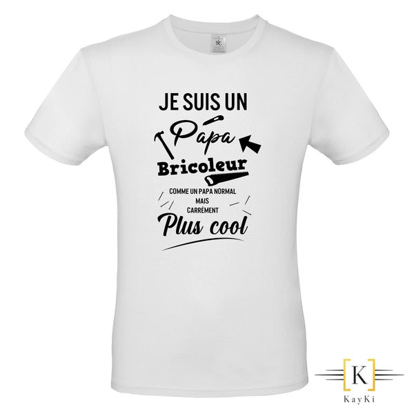 T-shirt Homme - Papa bricoleur