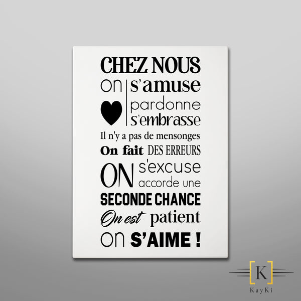 Cadre - Chez nous