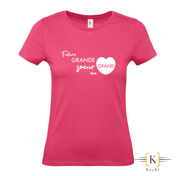 T-Shirt femme - Soeur au grand coeur