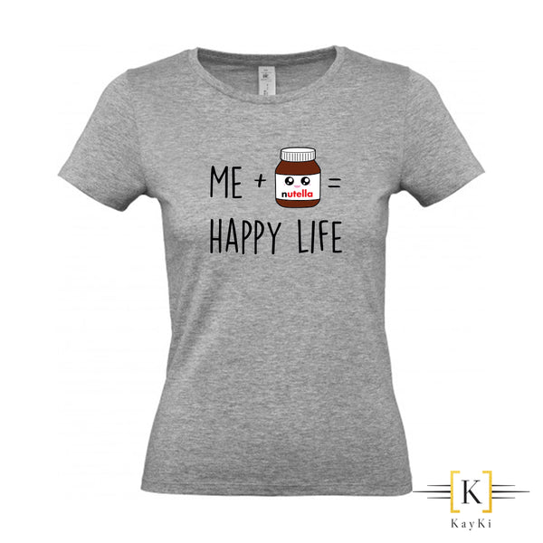 T-Shirt femme - Happy life
