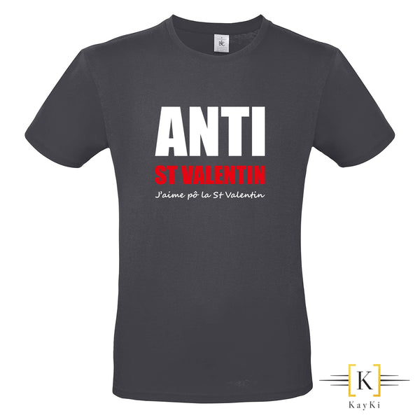 T-Shirt homme - ANTI St Valentin