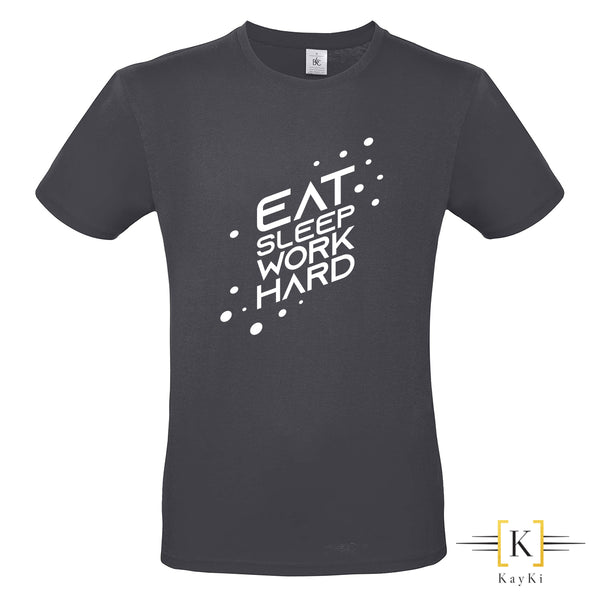 T-Shirt homme - EAT SLEEP WORK HARD