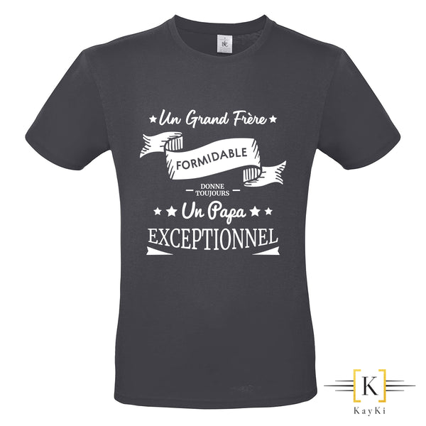 T-Shirt papa - Grand frère formidable