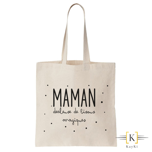Sac shopping (Tote bag) - Maman dealeuse de bisous magique