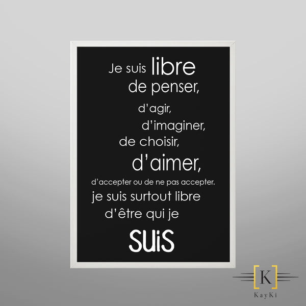 Cadre - Je suis libre