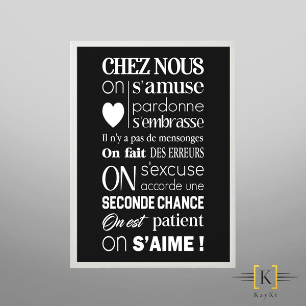Cadre - Chez nous