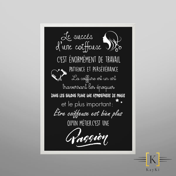Cadre - Coiffeuse