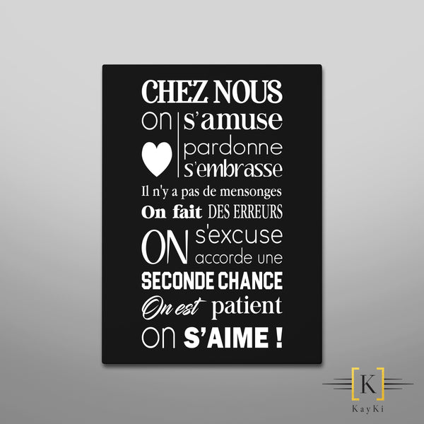 Cadre - Chez nous