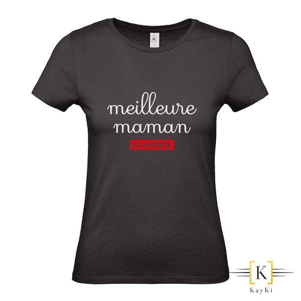T-Shirt femme - Meilleure maman du monde