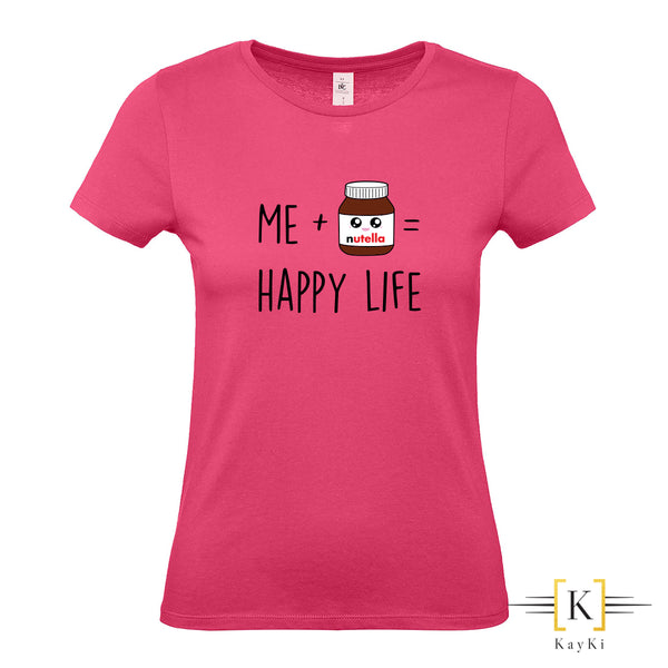 T-Shirt femme - Happy life