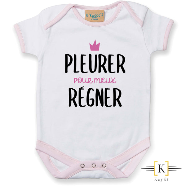 Body bébé - Pleurer pour mieux régner/Pink