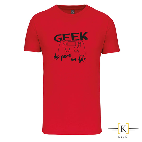 T-Shirt enfant (garçon) - Geek de père en fils